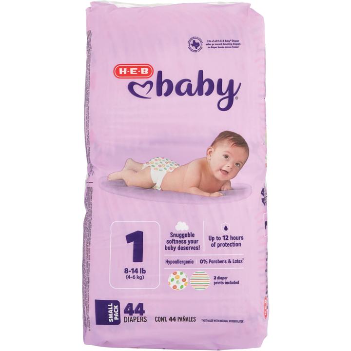 Heb Baby Pañales Etapa 1 4-6 Kg 44 Pz