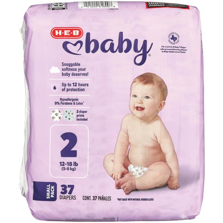 Heb Baby Pañales Etapa 2 5-8 Kg 37 Pz