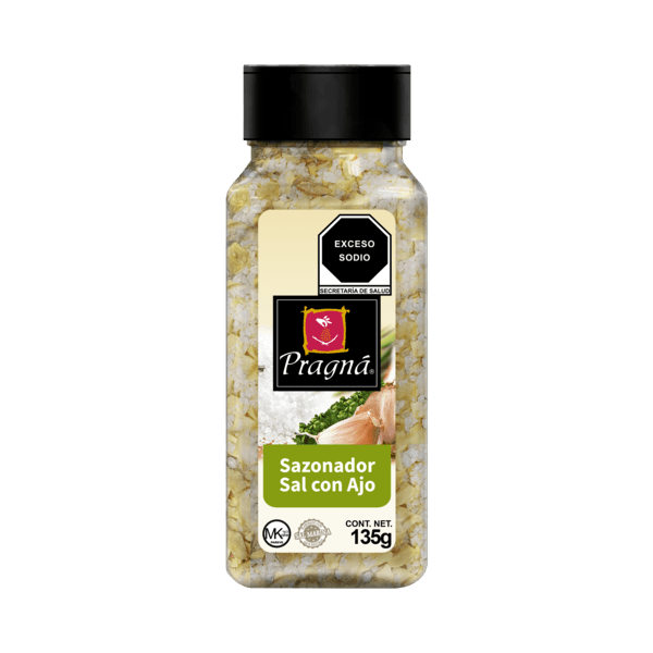 Pragna Sazonador Sal Con Ajo 135 G