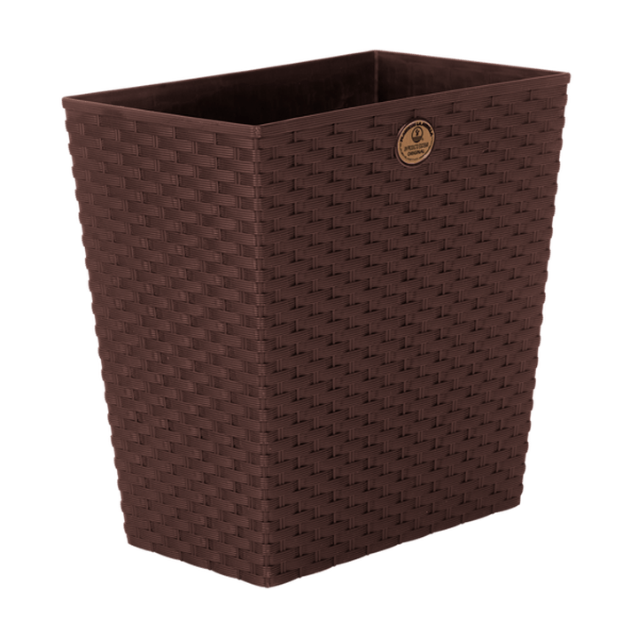 Plásticos La Ardilla Bote Basura Rat Cuad Chocolate 1 Pz