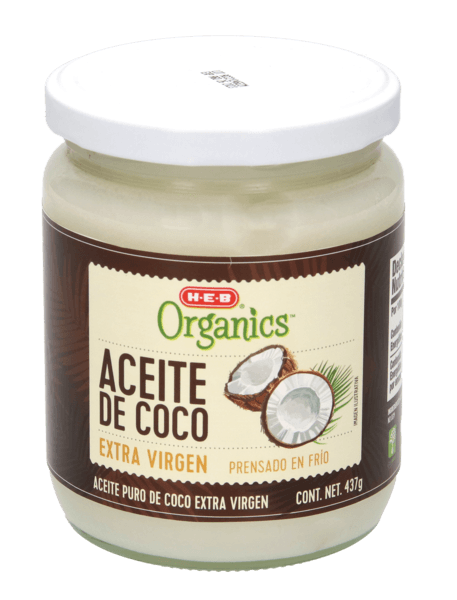 Heb Organics Aceite De Coco Extra Virgen 437 G