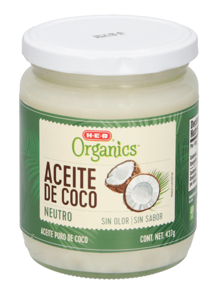 Heb Organics Aceite De Coco Orgánico Neutro 437 G