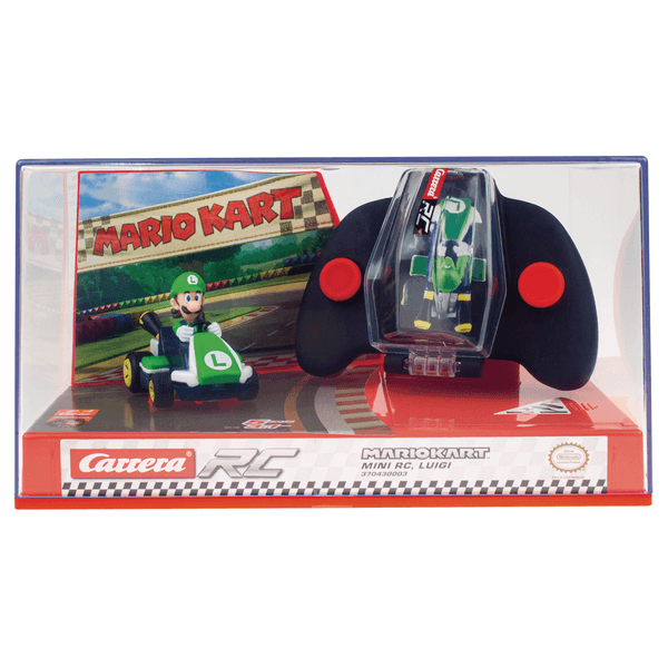 Carrera Carro A Control Remoto Mini Rc Mario Kart Luigi 1 Pz