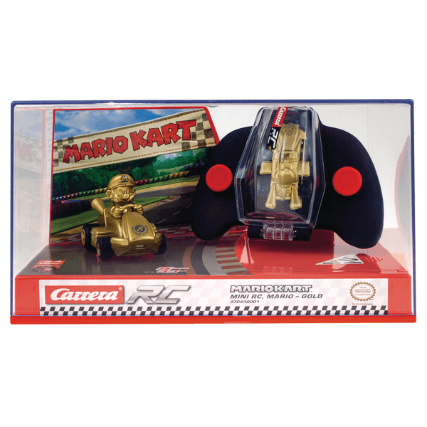 Carrera Carro A Control Remoto Mini Rc Mario Kart Mario Gold 1 Pz