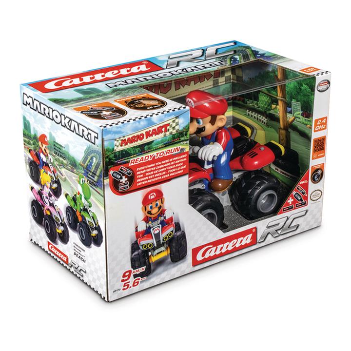 Carrera Carro A Control Remoto Rc Mario Kart Mario Quad 1 Pz