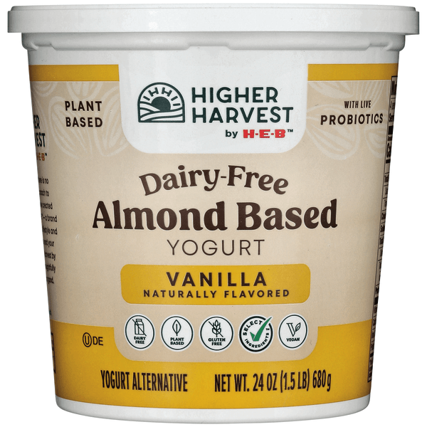 Higher Harvest Yogurt Almendra Vainilla Dairy Free 680 G