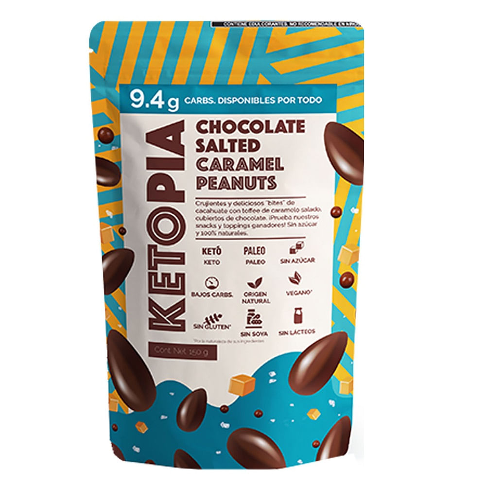 Chocolate Covered Salted Caramel Peanuts 150g 150 G
