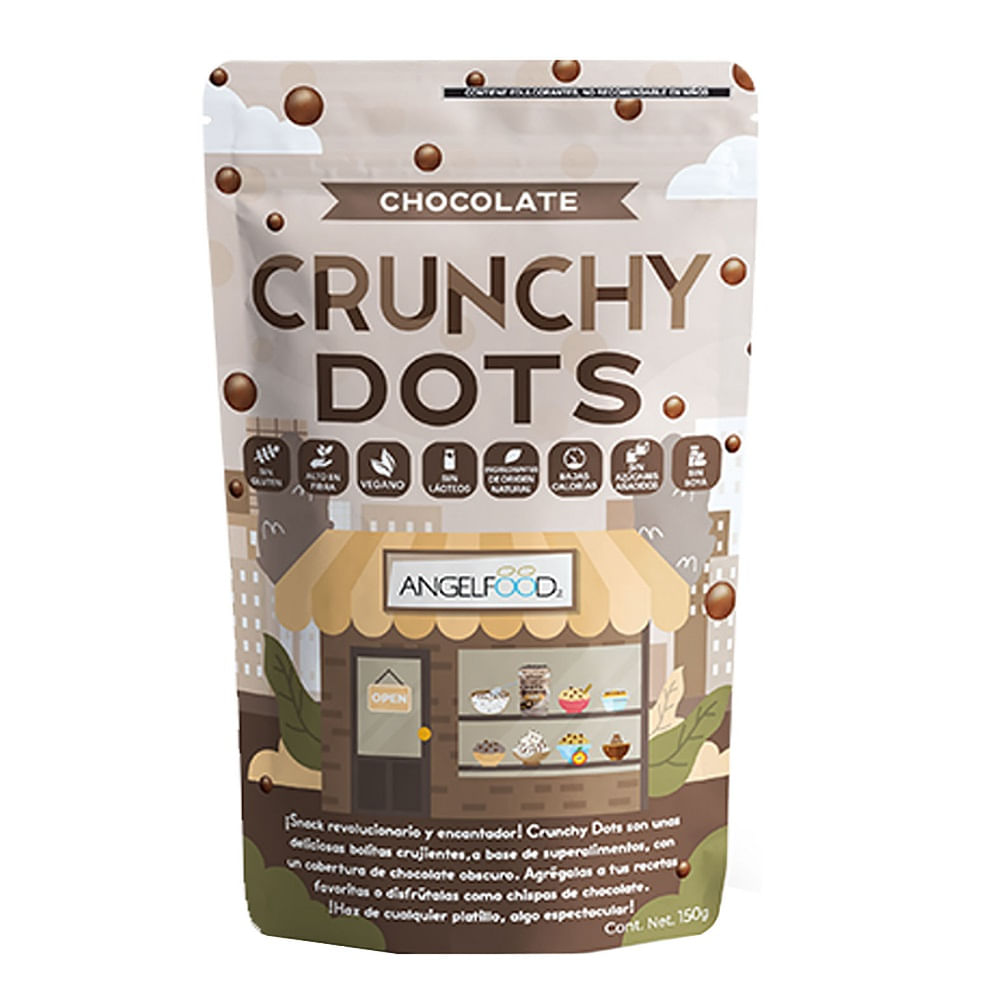 Angelfood Crunchy Dots Chocolate 150g 150 G