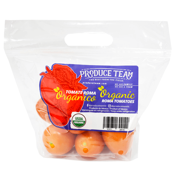 Tomate Roma Organico En Bolsa 1 Pz