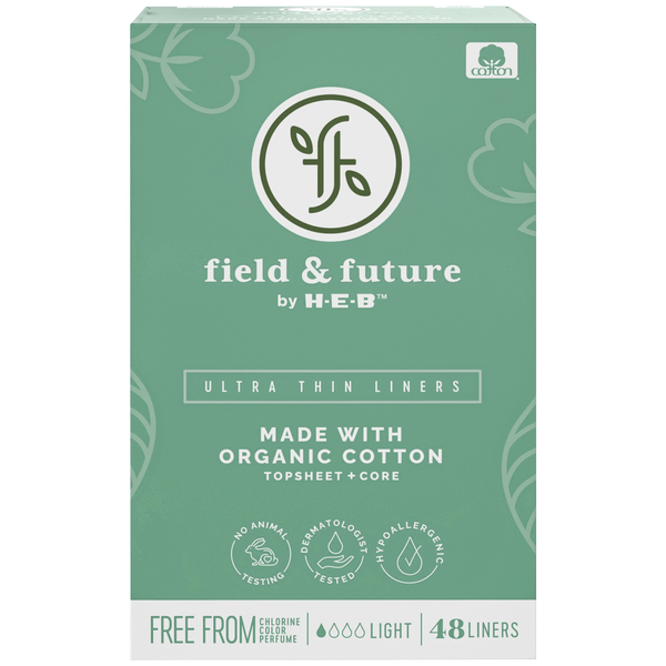 Pantiprotectores Ultra Delgados Ligeros Field And Future 48 Pz