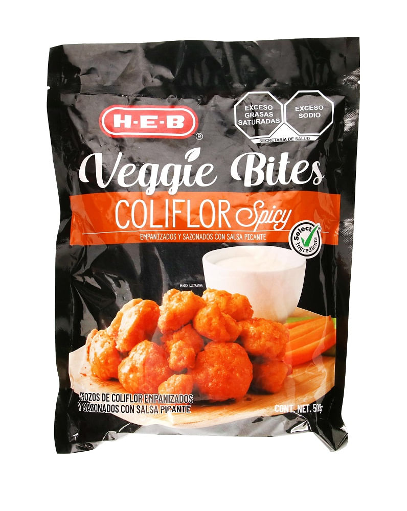 Heb Bites Coliflor Spicy 500 G
