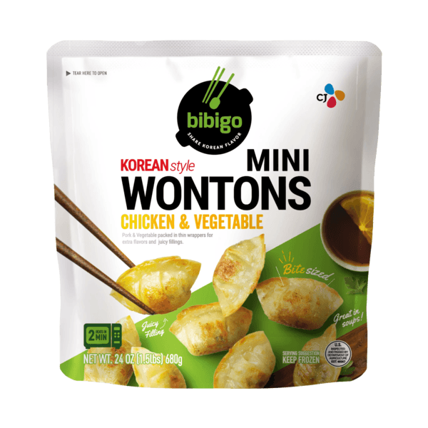 Bibigo Wontons Pollo Y Vegetales 680 G