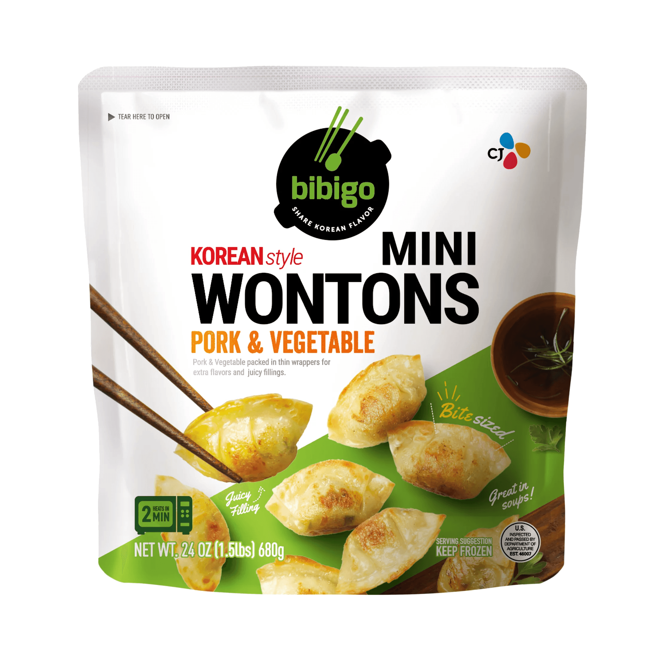 Wontons Puerco Y Vegetales 680 G