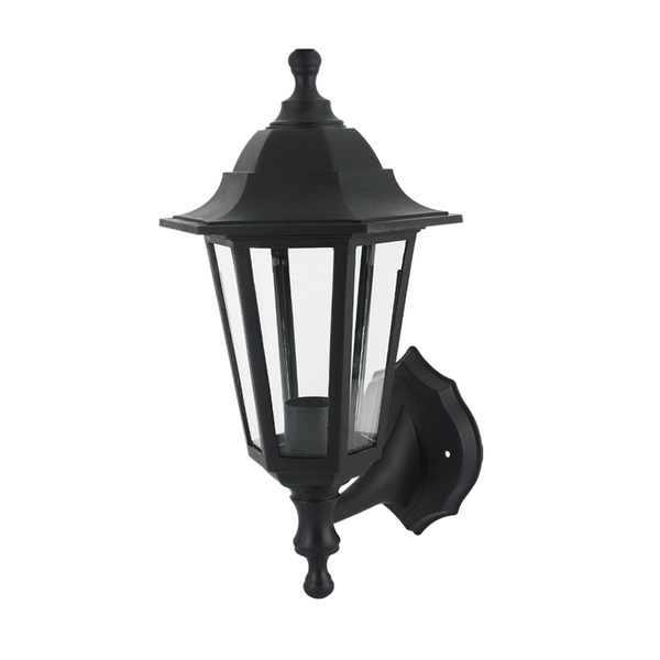 Farol De Pared Colonial Negro 1 Pz
