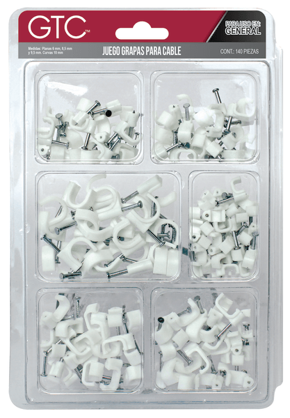 Juego De Grapas Para Cable 1 Pz