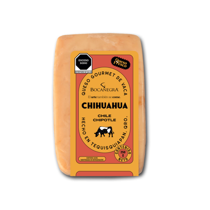 Queso Chihuahua Bocanegra Con Chipotle 250 G