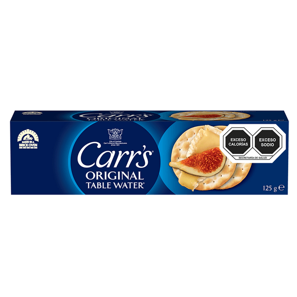 Carr Galletas De Agua De Mesa Original 125 G