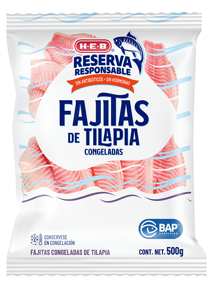 Heb Fajitas De Tilapia 500 G