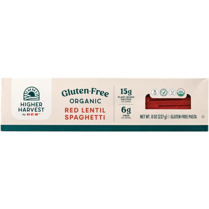 Heb Organics Pasta Espagueti Lenteja 227 G
