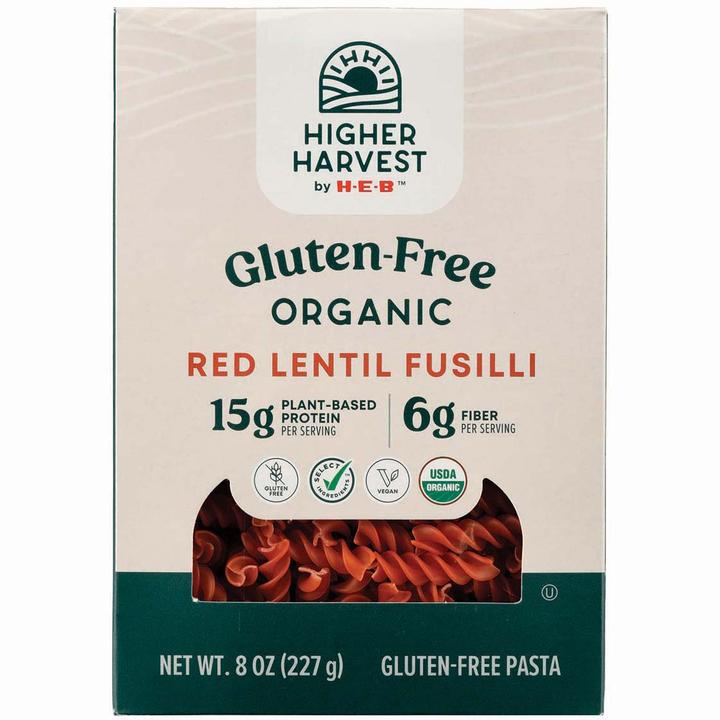 Heb Organics Pasta Fusili Lenteja 227 G