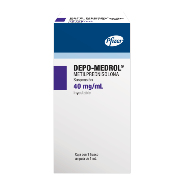 Depo-Medrol Iny 40mg 1ml Metilprednisolona 1 Pz