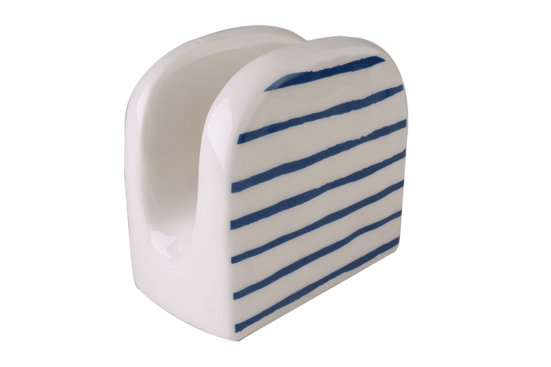 Porta Servilletas De Ceramica 10x5.8x9.5cm 1 Pz