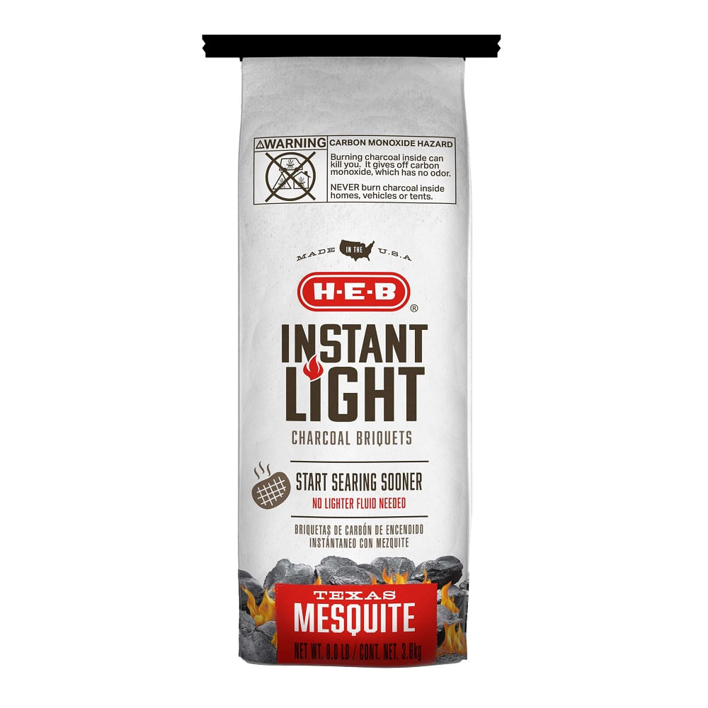 Heb Briquetas Mezquite Instant Light 3.03 Kg