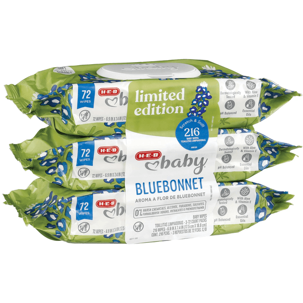 Heb Baby Toallitas Humedas Bluebonnet 1 Pz
