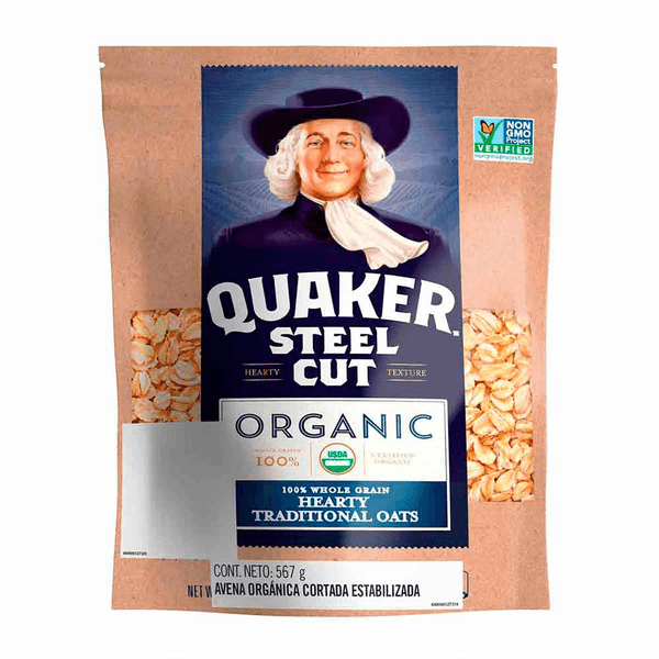 Quaker Avena Avena Organic Steel 567 G