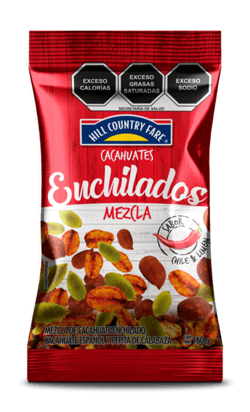 Hcf Cacahuate Mezcla Enchilados Sabor Chile Y Limón