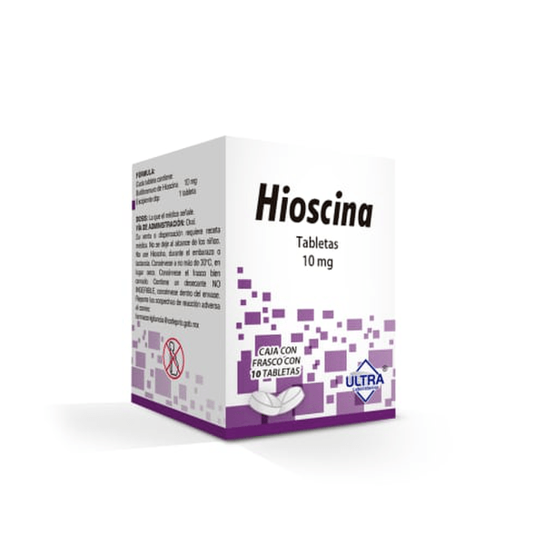 Hioscina 10mg 10 Tab Gen 10 Pz