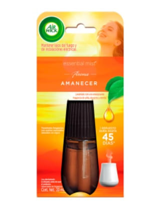 Air Wick Repuesto De Vaporizador De Fragancias Essential Mist Amanecer 20 Ml 1 Pz