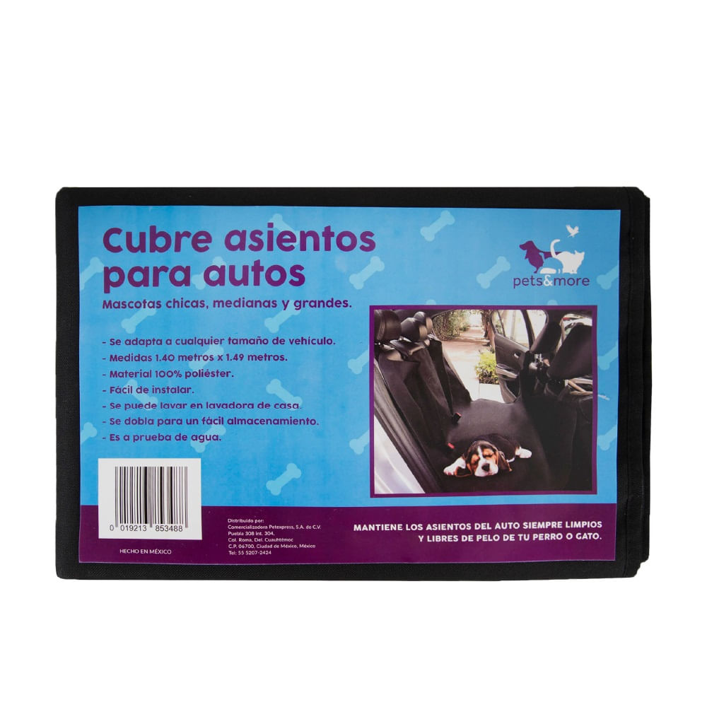 Cubre Asientos Pest&More Para Autos 140 X 145 Cm