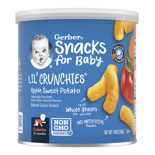 Snack Lil' Crunchies Manzana Dulce 6 Cj