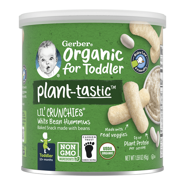 Snack Orgánico Lil' Crunchies White Bean Hummus 6 Cj