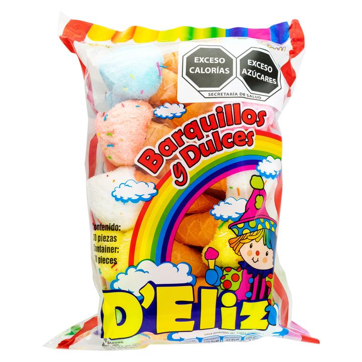 Barquillo Con Malvavisco Deliz 30 Pz