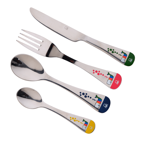 Set 4pc Cubertería Acero Inox Kids Mixed 1pc Chi 1 Pz