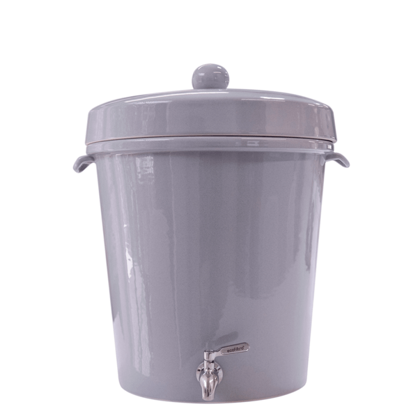 Ecofiltro Purificador Y Dispensador De Agua Cerámica Grande Gris 1 Pz