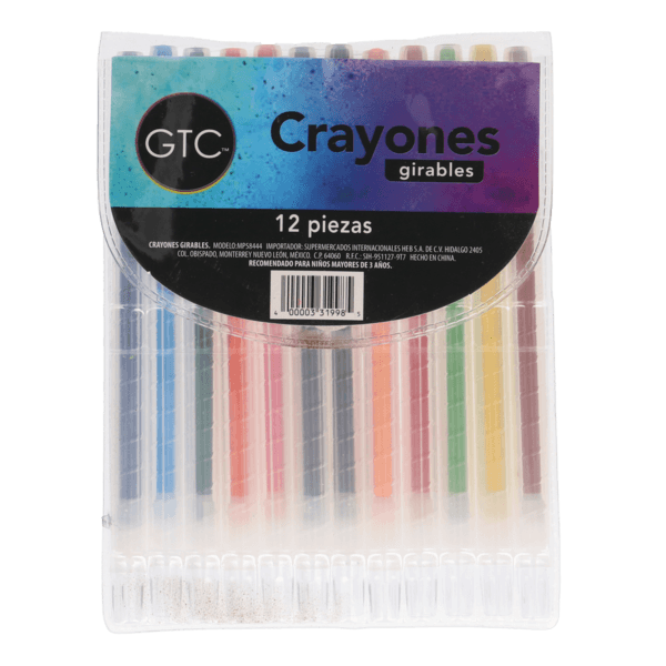 Gtc Crayon Twisteable 12 Pz