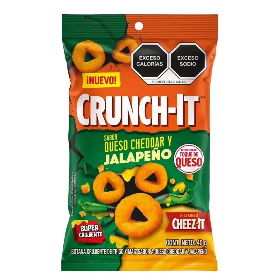 Cheez-It Sabor Queso Cheedar Y Jalapeño 40 G