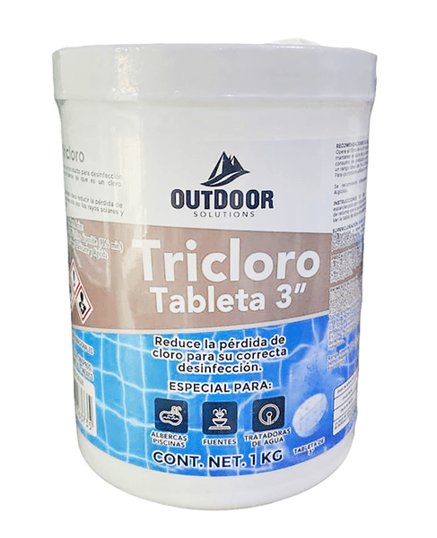 Outdoor Solutions Tricloro Tabletas 3" 1 Kg