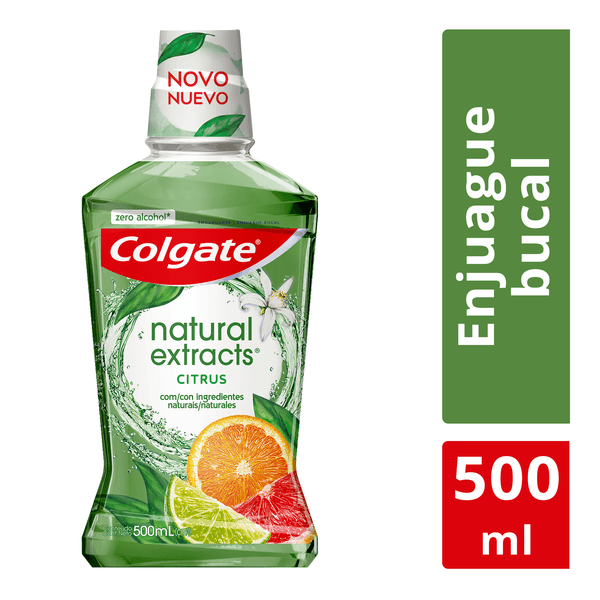 Enjuague Bucal Colgate Natural Extracts Citrus 500 Ml