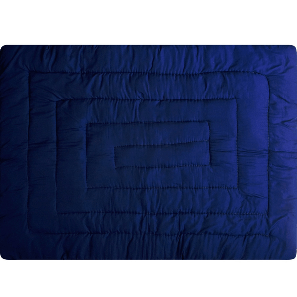 Colchoneta Pileso Matrimonial Color Azul 1 Pz