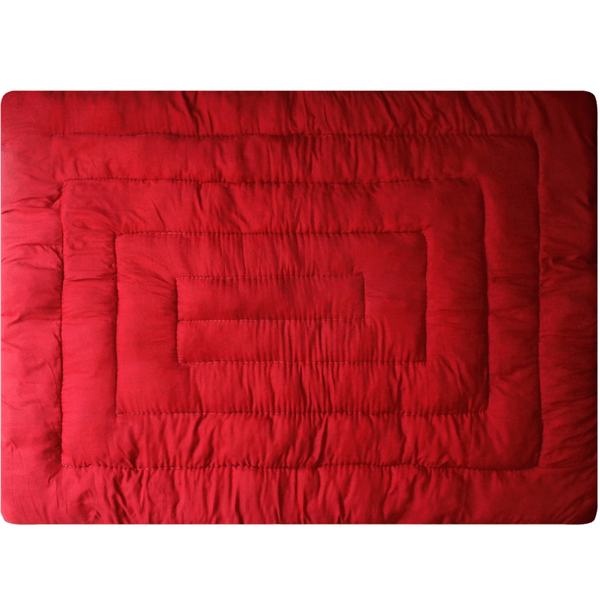 Colchoneta Pileso Matrimonial Color Rojo 1 Pz