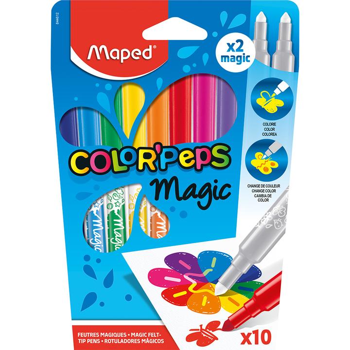 Rotuladores Mágicos Maped Colorpeps Con 10 Pz
