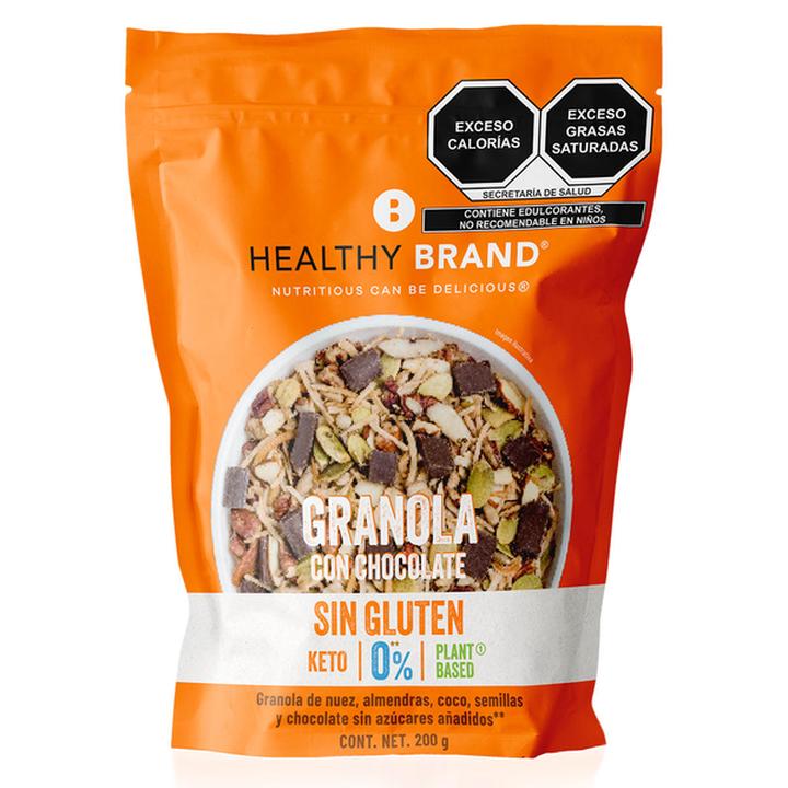 Ganola Keto Chunks Chocolate Sin Gluten Sin Lácte 200 G