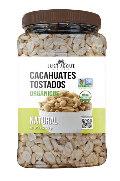 Cacahuates Tostados Orgánicos 1.13 Kg