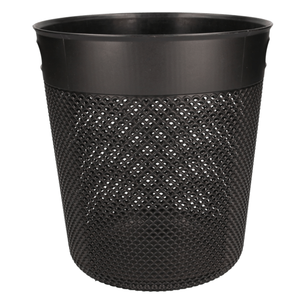 Torosqui Bote De Basura Calado Color Negro 1 Cm 1 Pz