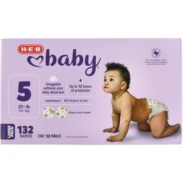 Heb Baby Pañal Caja Etapa 5 132 Pz