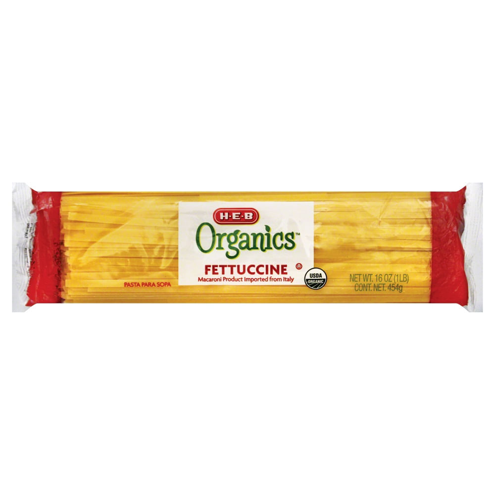 Heb Organics Pasta Fettucine Organica 454 G
